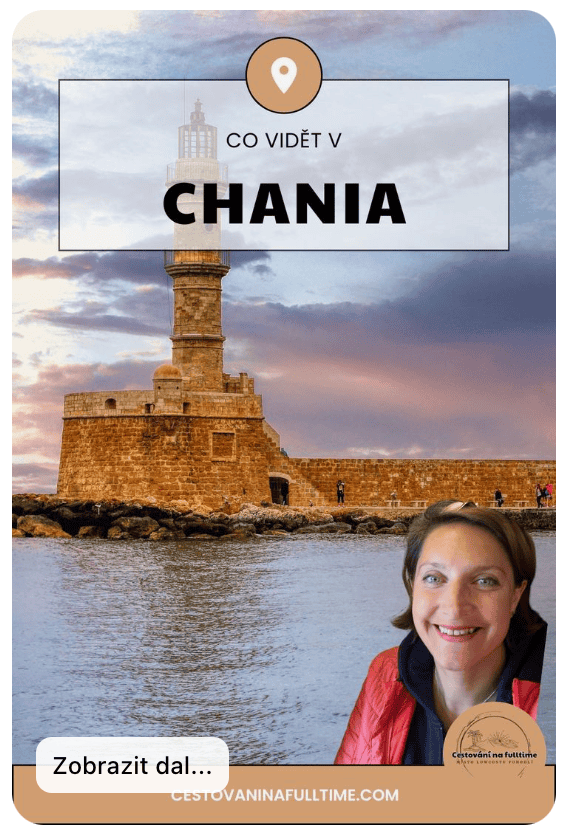 Benátský přístav v Chanii s ikonickým majákem – jedním z nejstarších v Evropě. Chania patří mezi nejmalebnější místa Kréty a její historický přístav s majákem je symbolem města i ideálním místem pro romantické procházky při západu slunce.