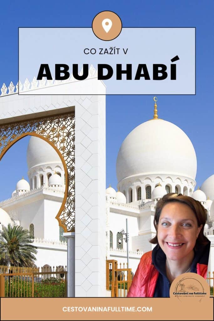 Abu Dhabí – co zažít v moderní metropoli plné kontrastů. Na fotografii je zachycena atmosféra města, kde se snoubí orientální architektura s futuristickými stavbami. Inspirace pro všechny, kdo plánují cestu do hlavního města Spojených arabských emirátů.