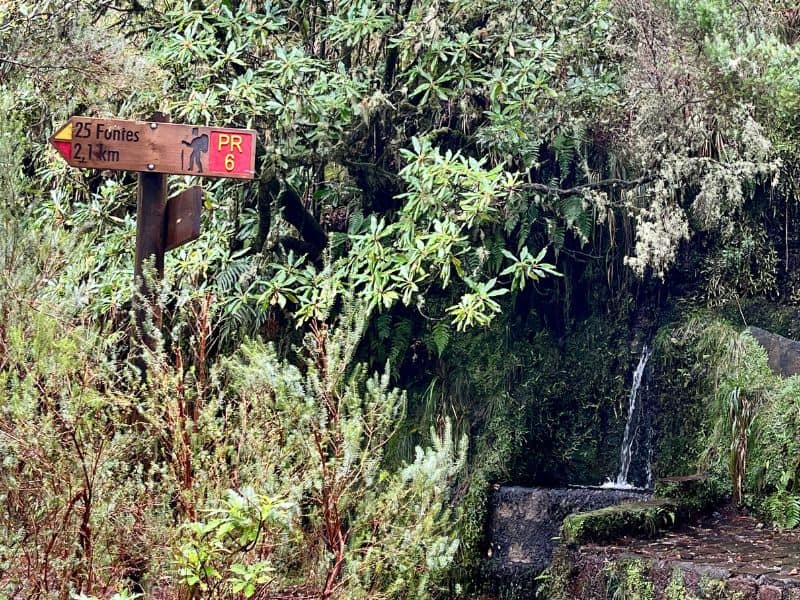 Madeira cestování – Levada 25 Fontes a malé vodopády