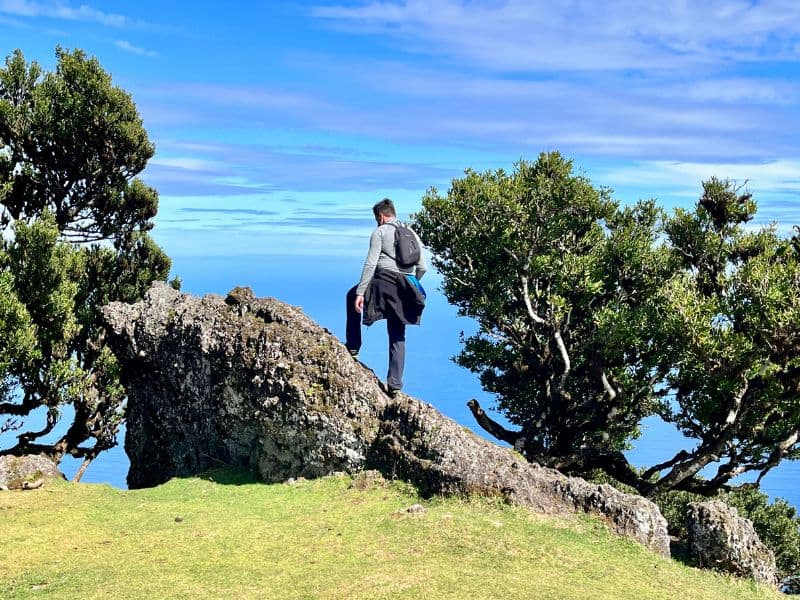 Madeira cestování – výhled na Atlantik z Fanalu