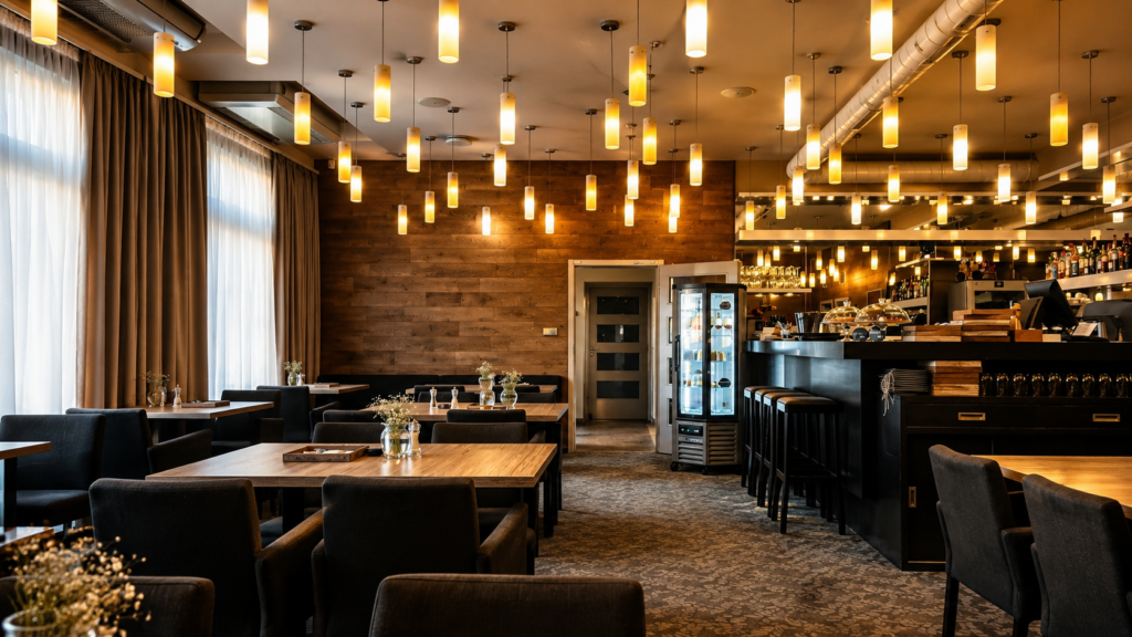 Restaurace v hotelu Freud v Ostravici